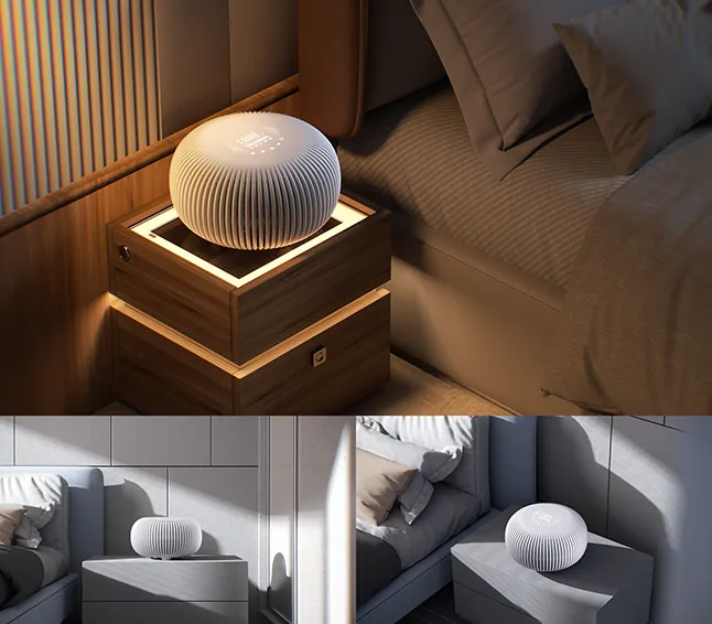 AI场景溶图3D合成